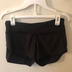 Lululemon black athletic shorts